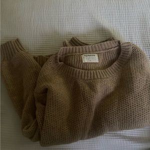 aymara tan sweater